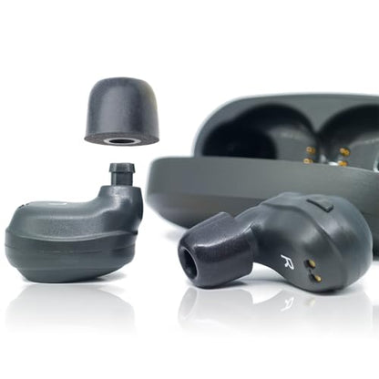 Klowcok Replacement Foam Ear Tips for Axil GS Extreme 2.0/3.0, XCOR PRO, XS - size: Extra Small