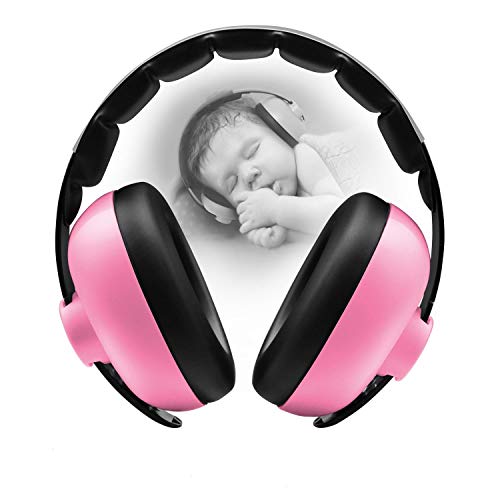 BBTKCARE Baby Headphones Noise Cancelling Headphones for Babies for 3 Months to 3 Years (Pink) - color: Pink