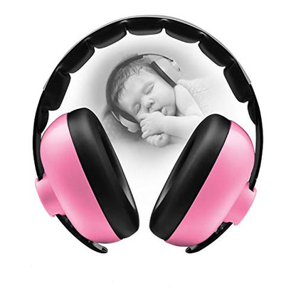 BBTKCARE Baby Headphones Noise Cancelling Headphones for Babies for 3 Months to 3 Years (Pink) - color: Pink