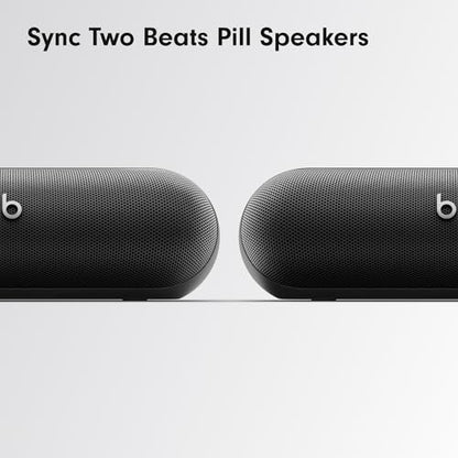 Beats Pill - Portable Bluetooth Speaker - Up to 24H Battery Life, Water Resistant, Bluetooth, Apple & Android Compatible, Seriously Loud Sound for Home, Outdoor and Travel - Matte Black - color: Matte Black, style: Standalone