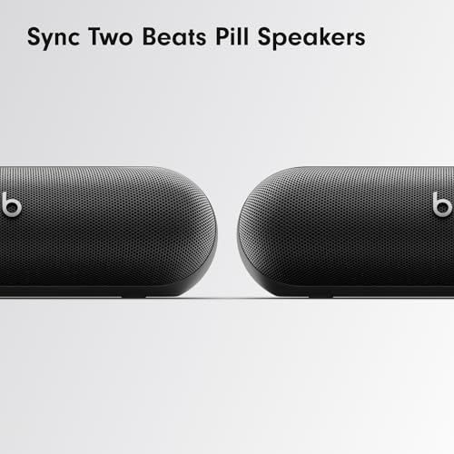Beats Pill - Wireless Bluetooth Speaker with AppleCare+ (2 Years) - Matte Black - color: Matte Black, style: With AppleCare+