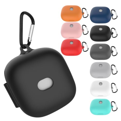 Soft Silicone Shell Cover for Earphones Easy Charging Access - color: Pink