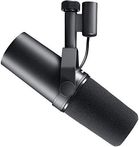 Shure SM7B Dynamic Vocal Microphone for Podcasting & Streaming | XLR studio dynamic mic for broadcast, podcast, recording, gaming and streaming; smooth warm vocals, rugged build - style: SM7B