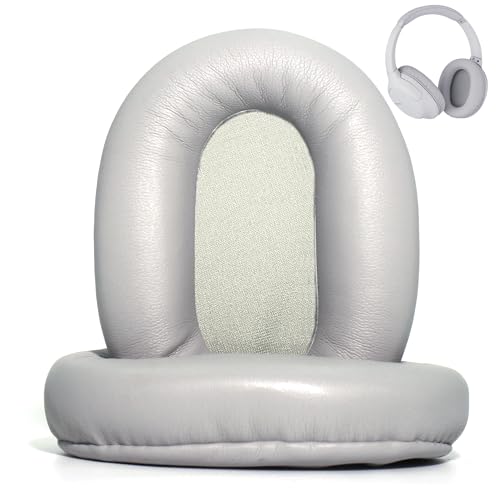 Replacement Ear Pads Compatible with Sony WH-CH700N Grey | Also suitable for Sony WH-CH710N/WH-CH720N headphones High-grade protein leather/memory foam ear pads and earmuffs - color: Grey