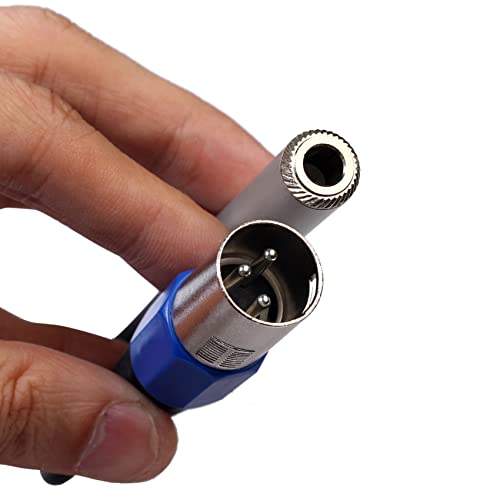 1/4 to XLR Cable,Balanced 1/4inch Female to XLR Male Stereo Audio Adapter,Quarter Inch/TRS to XLR Male Connector, 500231109
