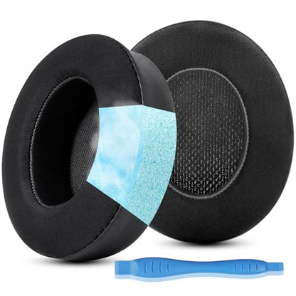 GEVO Earpads Replacement for Beats Studio 2/Studio 3 Wired & Wireless Headphones, Ear Pads Cushion for Beats Studio 2/Studio 3 with High-Density Noise Isolation Memory Foam (Cooling Gel Black) - color: Cooling Gel Black