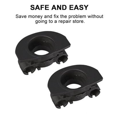 Adhiper WH-1000XM4 Hinge Swivels + U Shaped Metal Hinge Lock Grove Replacement for Sony WH-1000XM4 Headphone,Replacement Parts Accessories Hinge Spins(Black) - color: Black