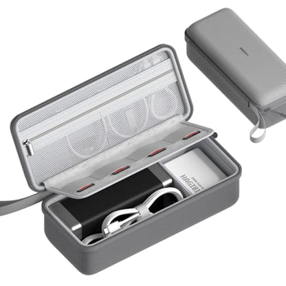 Hagibis Electronics Organizer Travel Case Cable Organizer Bag Pouch Portable Waterproof Carry Case for Cable, Charger,Power Bank, SD Card, Mouse, USB Flash Disk (DPB03 Grey)