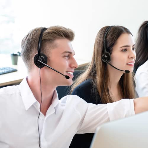 Project Telecom USB-A & USB-C, 2 Users, Binaural Noise Cancelling, Headset Splitter Training Supervising Coaching Bundle - Compatible with Microsoft Teams, Zoom, Cisco Webex, VoIP Softphone Apps - style: Binaural