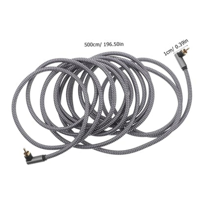 KOMBIUDA HiFi Digital Coaxial Audio Cable with Dual Shielded Cord and Connector High Fidelity Sound Transmission for Home Theater Sound Systems Tvs and Plug and Play Reliable Audio