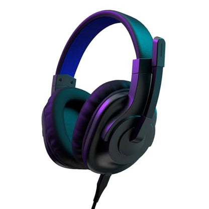 uRage Micro Gaming Headset (Over-Ear Gamer Headset, DTS X Certified, Micro Flip to Mute, Removable USB-A Uflex Cable, Optimised PC and PS5 Headset Microphone) Black