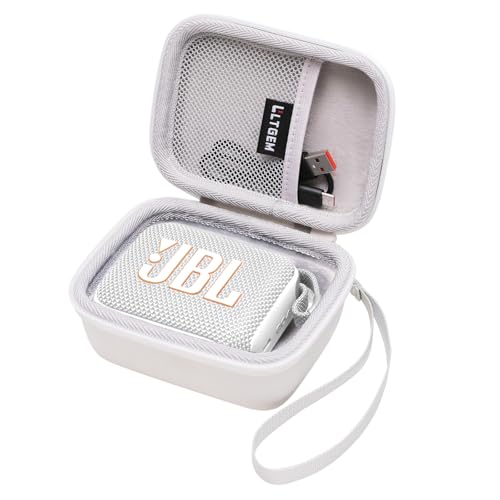 Case for JBL Go 4 /GO 5/Go 3 Ultra-Portable Waterproof Speaker White | Hard Carrying Travel Case for JBL Go 4 /GO 5/Go 3 Ultra-Portable Waterproof Speaker - color: White, size: JBL GO 4/5/3 Case