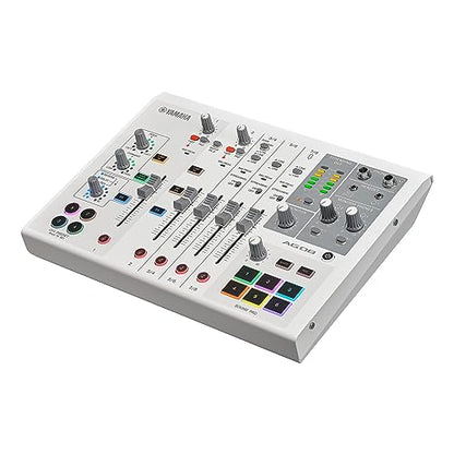 Yamaha AG03MK2 Black 6-Channel Live Streaming Loopback Mixer/USB Interface with Steinberg Software Suite - color: Black, style: AG03 MK2