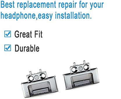 Adhiper Hinge Replacement for Solo3 Wireless Solo2 Wireless Headphone - color: Silver