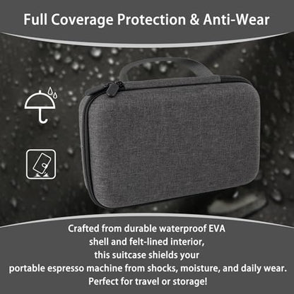 Travel Case Compatible with OutIn Nano | Portable Electric Espresso Coffee Maker Travel Storage Bag,Waterproof Protective,with Carrying Hand Hold,Bag Only