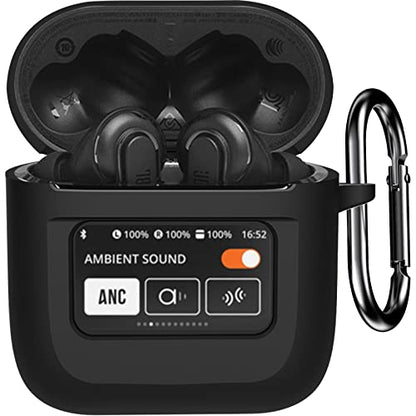for JBL Tour Pro 2 Case Cover, LCD Touch Screen Visible - color: Black, size: JBL Tour Pro 2