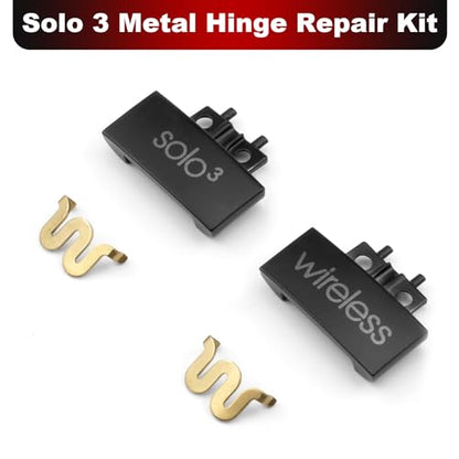 Metal Hinge Headband Connector Repair Parts Kit Compatible with Solo3 Solo 3.0 Solo 2.0 Wireless Over-Ear Headphones (White)