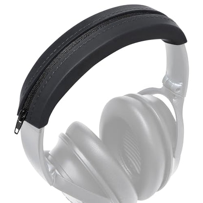 WC BandZ QC35 - Silicone Headband Cover for Bose QuietComfort 35, 35ii & 45 | Made by Wicked Cushions | Also fits QC 2023 & More, Enhanced Style & Sweat Protection | Black - color: Black