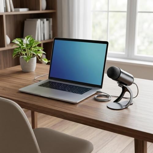 USB Condenser Microphone, Podcast Microphone, Plug and Play,Compact Gaming Streaming Dynamic Mic for Laptop Gaming PC, without RBG Lights - color: without RBG Lights