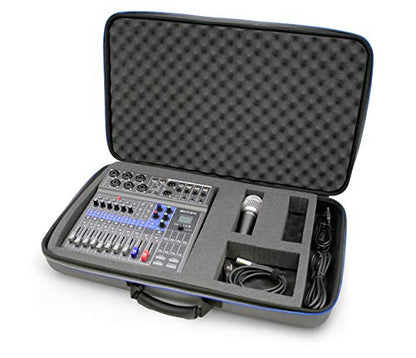 CASEMATIX Audio Mixer Bag Case Fits 19" x 12.5" x 3" Controller Interfaces, Microphones, XLR Cables For Behringer, Yamaha, Mackie Mix, Soundcraft, Allen & Health, Presonus and More