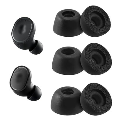 Replacement Foam Ear Tips for Skullcandy Sesh ANC/Sesh Evo | Ultimate Comfort, 3 Pairs (S/M/L)