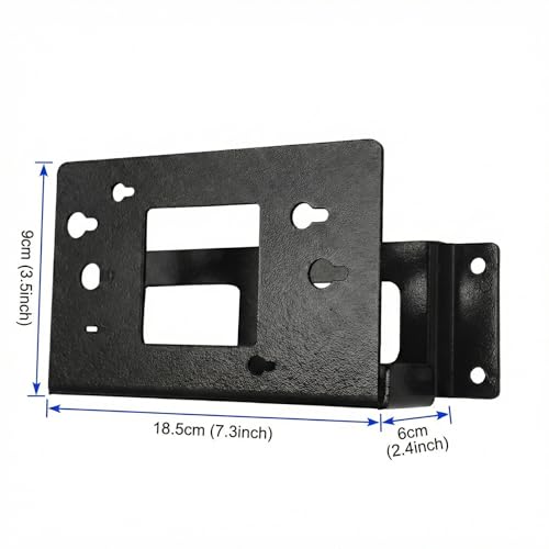 Metal Desk Mount Compatible with Laptop Power Adapter