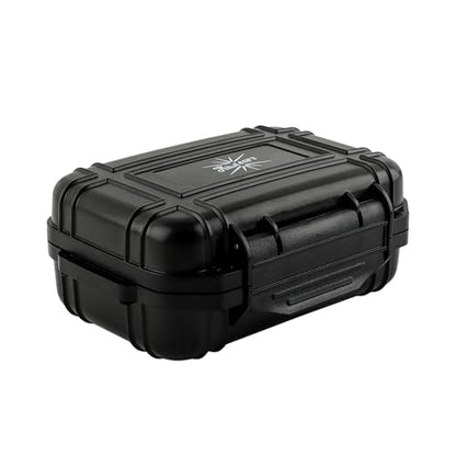 Linsoul Kiwi Ears SONICAP Waterproof Earbud Case, Hard IEM Storage Box | with EVA Lining,Hard Carrying Bag for Headphones,Earphone,Travel Carrying Case Fit for ZS10 Pro Zero:2 EW300 Wan'er 2, Black - color: Black