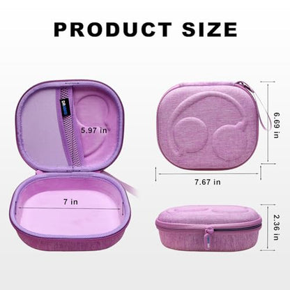 Hard Case for JBL Headphones, Purple | Compatible with JBL Junior 320/ 320BT/Junior 470NC/JR 460NC/ Tune 520BT 510BT 720BT 770NC 670NC/ Live 670NC 770NC Headphone - color: Purple
