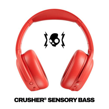 Skullcandy Crusher ANC 2 Noise Cancelling Wireless Headphones - Plasma | Multi-Sensory Crusher Bass, Over-Ear Fit, Bluetooth, 60 Hours Battery, Working Out, Gym, Travel, Studying, Music, Gaming - color: Plasma