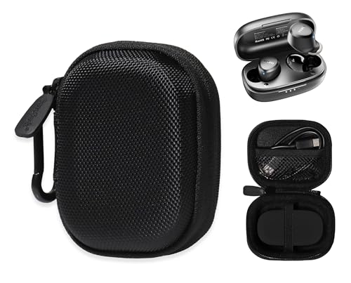 case for TOZO A1 Mini Wireless Earbuds Bluetooth 5.3 in Ear Light-Weight Headphones Built-in Microphone (Black) - color: Black