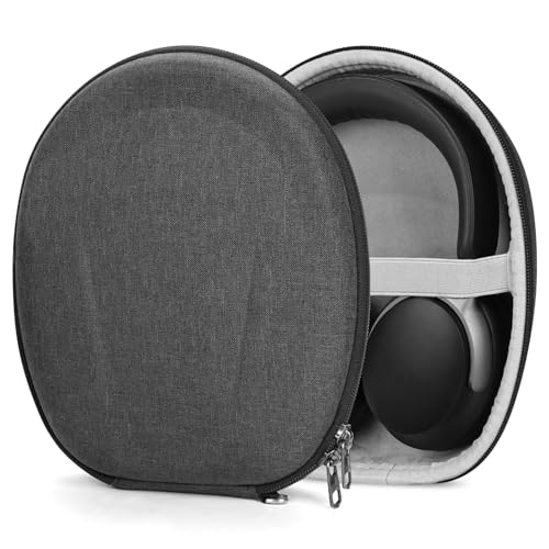 Geekria Shield Headphones Case Compatible with Bose QC Ultra II, QC 45/35/25/15/SE and More, Replacement Protective Hard Shell Travel Carrying Bag with Cable Storage (Grey) - color: Grey