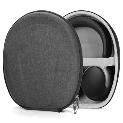 Geekria Shield Headphones Case Compatible with Bose QC Ultra II, QC 45/35/25/15/SE and More, Replacement Protective Hard Shell Travel Carrying Bag with Cable Storage (Grey) - color: Grey