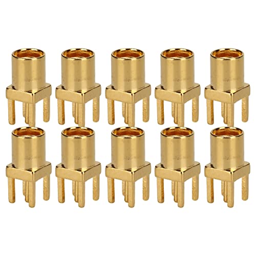 10PCS MMCX Female Connectors 4 Pin Solder Type for PCB Antenna Earphone Repair