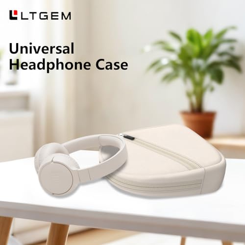 Headphone Headset Case Bag Compatible with JBL Tune 770NC, 720BT, 510BT, 520BT, 500BT | Soundcore by Anker Q20i, Q20, Q30, Q45 | Sony | BERIBES | TOZO | KVIDIO | JLab | Bose On-Ear Headphones - Khaki - color: 5.Khaki