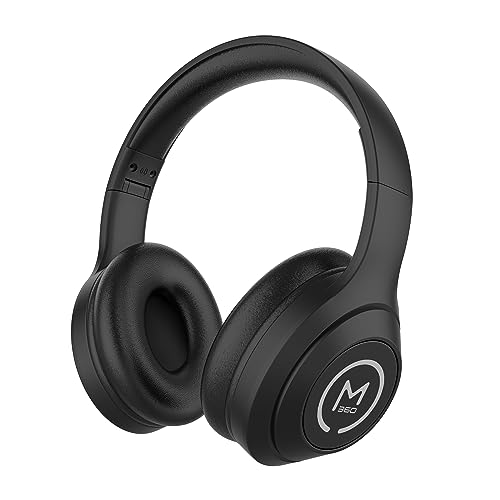 Morpheus 360 Comfort Plus Wireless Over-Ear Headphones - Bluetooth Headset with Microphone - 10H Playtime - HP6500B (Black) - color: Black