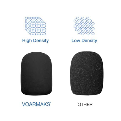 4-Pack Foam Mic Cover Compatible with FIFINE Karaoke Microphone, FIFINE UHF Dual Channel Wireless Handheld Microphone MAONO USB/XLR Podcast Dynamic Microphone HD300T, Windscreen Pop Filter
