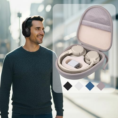 Hard Case for JBL Tune 720BT 520BT 770NC 670NC 510BT, Sand | Travel Case Compatible with JBL Live 770NC 780NC 680NC 670NC Headphones. Hard EVA Shell with Soft Velvet Lining. Case Only - color: Sand Case