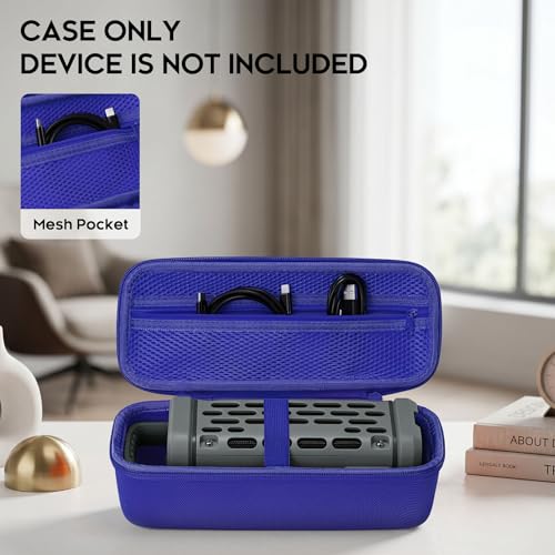 Hard Travel Case Compatible with Turtlebox Ranger Loud Outdoor Portable Bluetooth 5.4 Speaker, Hard Carrying Case with Handle, Shockproof Protective Speaker Storage Bag (Only Case) (blue) - color: blue
