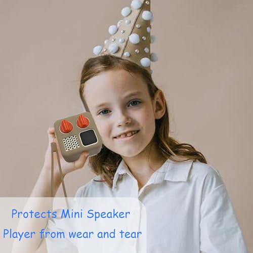 Silicone Case for Yoto Mini Player (Brown) - color: Brown