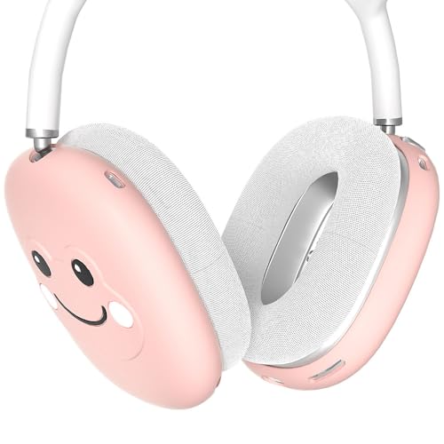 Cute 3 in 1 Silicone Protective Cover Case Frog Shockproof Ear Pad Ear Cups Headband Cover Ear Cushion Ear Muff Dust Protector for AirPods Max (Green) - color: Green