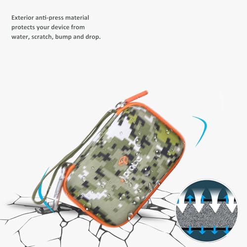 Case for JBL Go 4 / GO 5 / Go 3 Ultra Portable Speaker -Squad (Case Only) - color: Squad