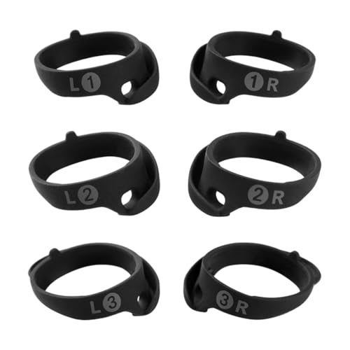 Flexible Silicone Earphone Rings Sweatproof Lightweight for Secure Fix Comfort