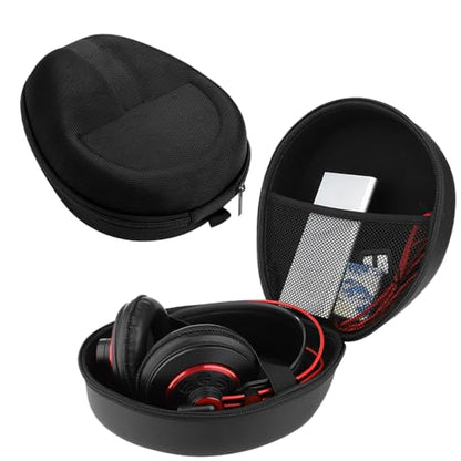 Travel Headphone Case for JBL Everest 300/700 / Sennheiser HD599 / HD560S / Bose QC 45/25 / Beats Solo 3/2 / Audio-Technica ATH M20X / M30X / M40X / M50X Hard Shell EVA Over Ear Headset (Black) - color: Black