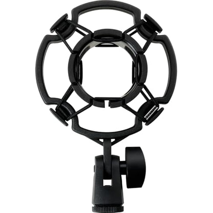 ZCZQC Microphone Shock Mount Universal Microphone Suspension Bracket Recording Live Performance Audio Accessories for 1.65-1.81in Diameter Studio Condenser Microphones Black