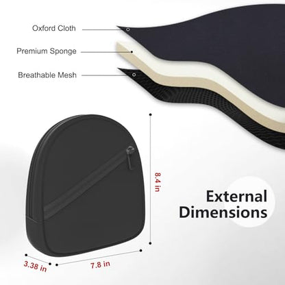 Headphone Headset Case Bag Compatible with JBL Tune 770NC, 720BT, 510BT, 520BT, 500BT | Soundcore by Anker Q20i, Q20, Q30, Q45 | Sony | BERIBES | TOZO | KVIDIO | JLab | Bose On-Ear Headphones - Black - color: 1.Black