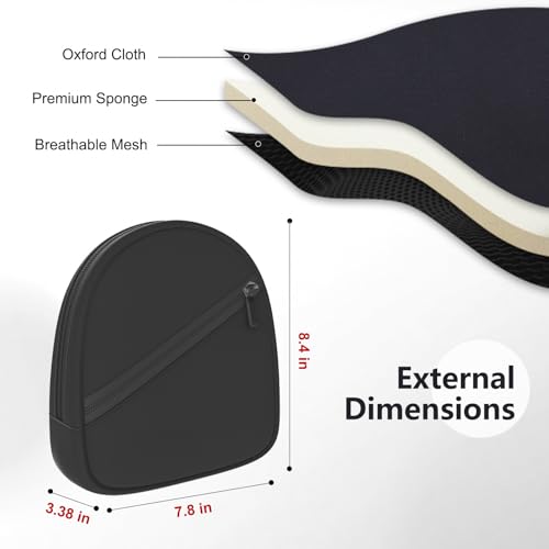 Headphone Headset Case Bag Compatible with JBL Tune 770NC, 720BT, 510BT, 520BT, 500BT | Soundcore by Anker Q20i, Q20, Q30, Q45 | Sony | BERIBES | TOZO | KVIDIO | JLab | Bose On-Ear Headphones - Black - color: 1.Black