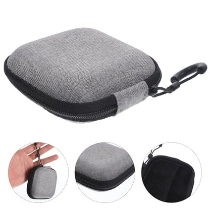 OUNONA Portable Earbuds Case Travel Cable Organizer with Hard Eva Shell and Oxford Cloth Material, Convenient to Carry and Easy to Open, for Earphones and Small Items During Travel