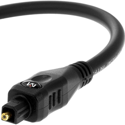 Mediabridge Toslink Cable (10 Feet) - Optical Digital Audio Cable - size: 10 Feet