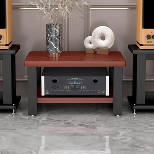 Display Shelf Stand, Small Shelf Stand, Media Stand, Rack Audio Tower Heavy Duty with Non-Slip Footpads 3 Colors 3 Sizes,Natural2 Layer - color: Natural, size: 2 layer