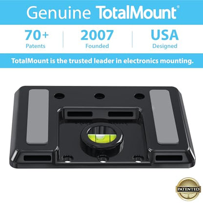 TotalMount Universal Mount for Electronics – Designed in the USA | Adjustable and Secure Wall Mount for Your Cable Box, Router, Modem, Wi-Fi Devices, DVR, and More (37 Inch Max Circumference)